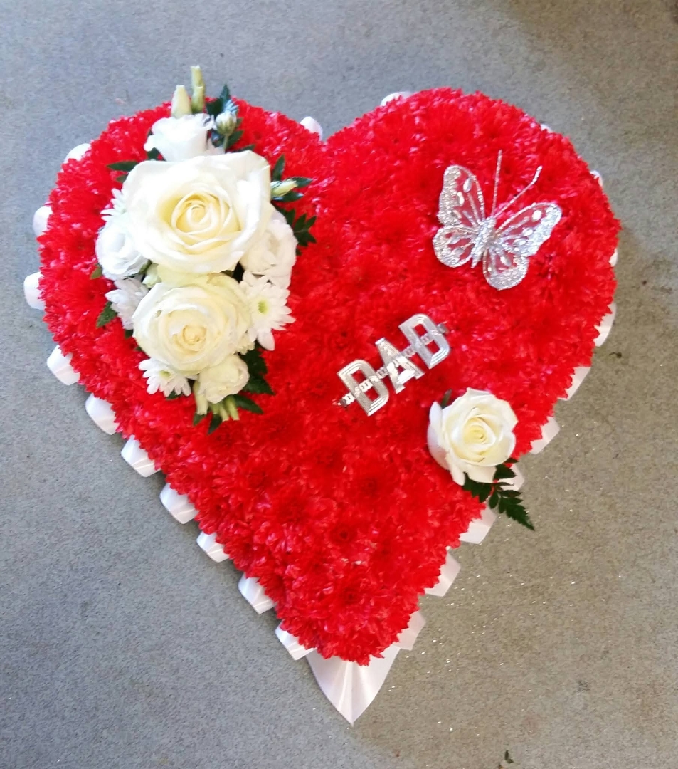 Traditional White Heart.