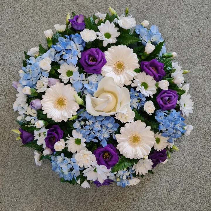Purple, Blue and White Posy