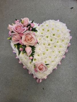 Traditional White Heart.