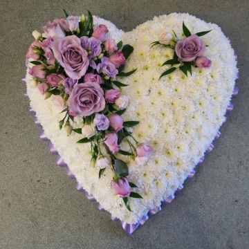 Traditional White Heart.